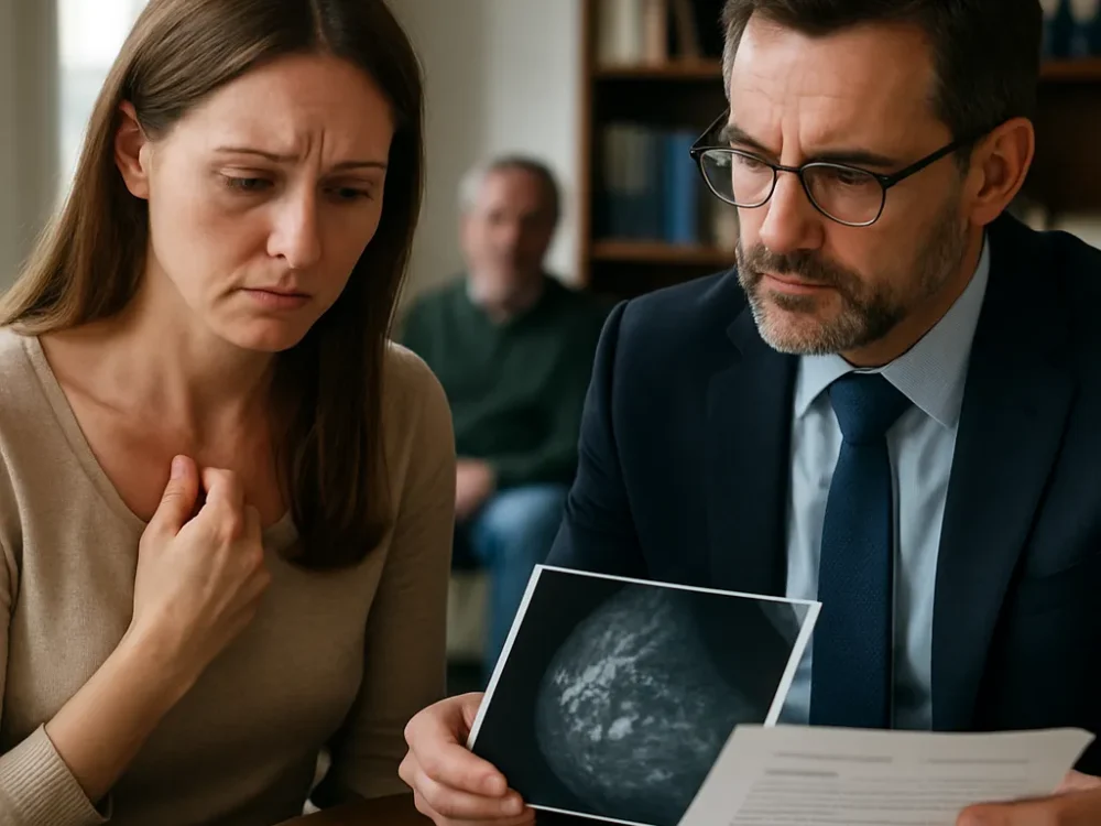 Fallo en lipofilling post-mastectomía nódulos calcificados que alarman en mamografías